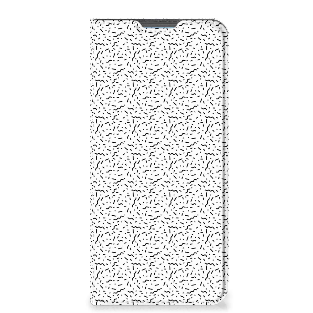 Motorola Moto E32 | Moto E32s Hoesje met Magneet Stripes Dots - B2C Telecom