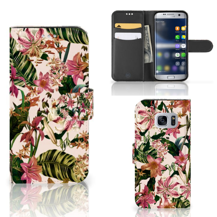 Samsung Galaxy S7 Hoesje Flowers