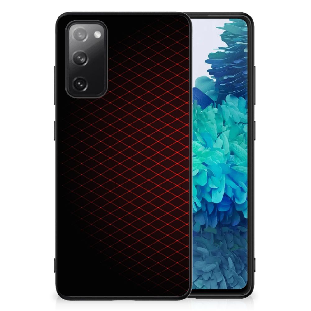 Samsung Galaxy S20 FE Back Case Geruit Rood