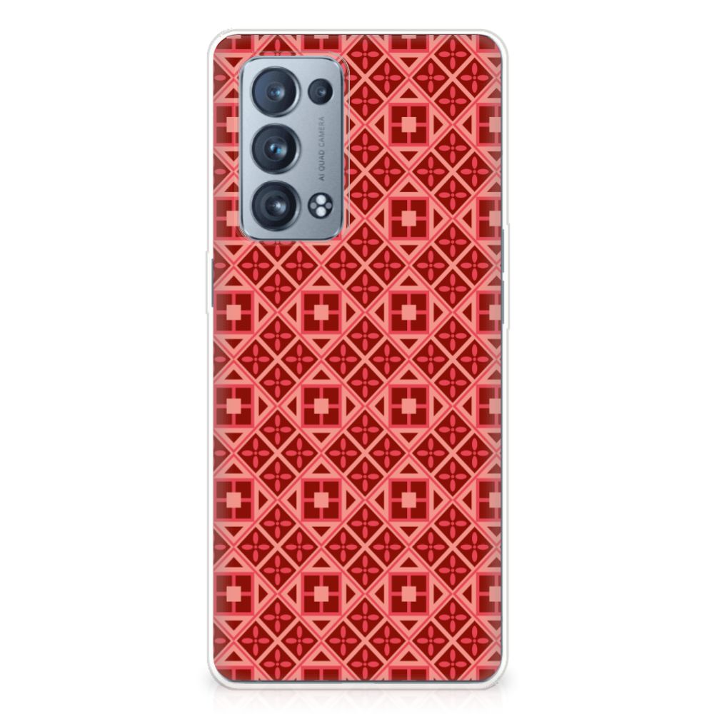 OPPO Reno 6 Pro Plus 5G TPU bumper Batik Rood