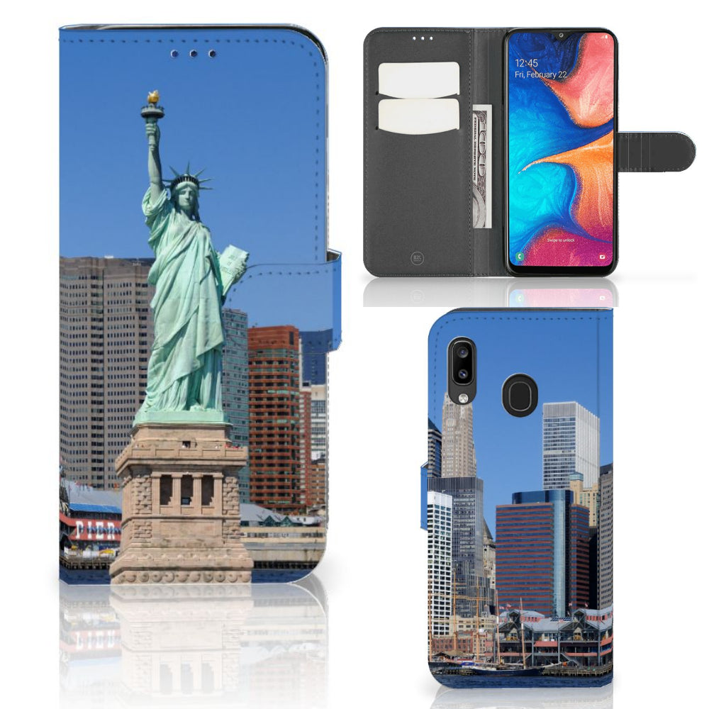Samsung Galaxy A30 Flip Cover Vrijheidsbeeld