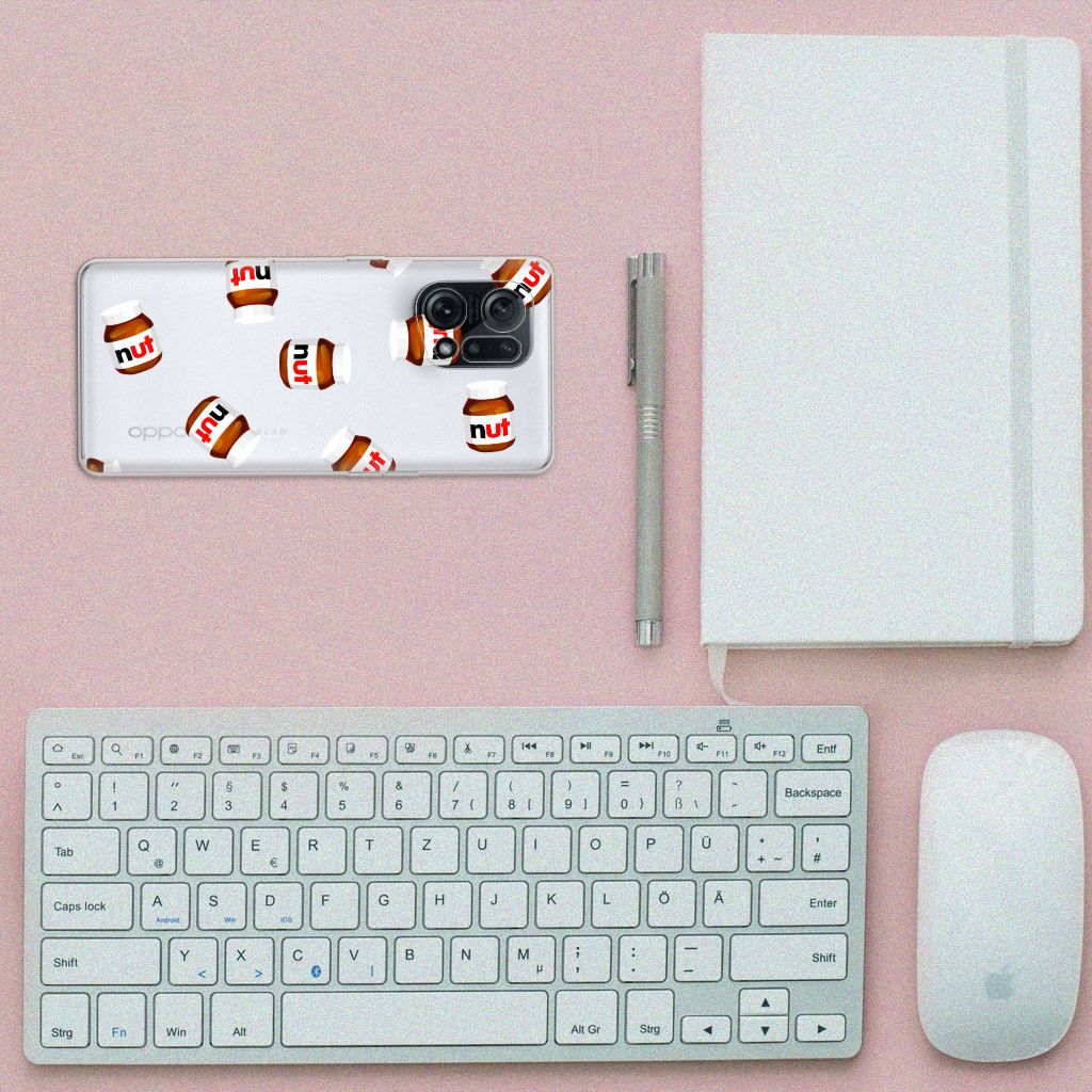 OPPO Find X5 Siliconen Case Nut Jar
