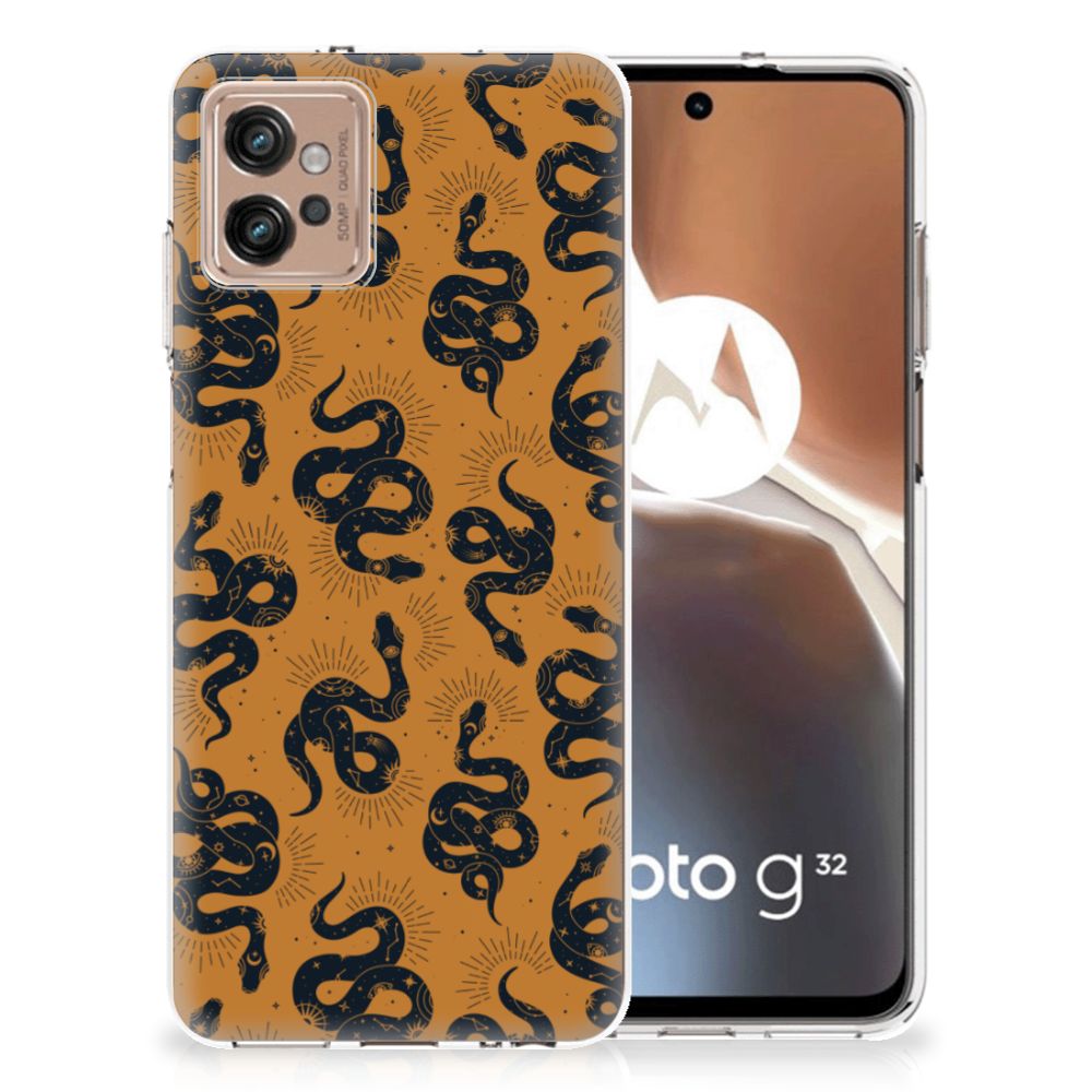 TPU Hoesje voor Motorola Moto G32 Snakes B2C Telecom