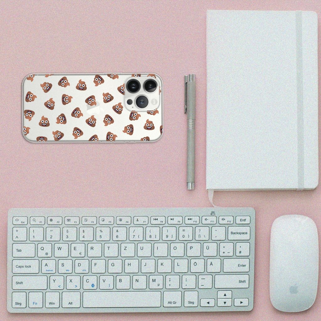 TPU bumper voor iPhone 13 Pro Max Poep Emojis B2C Telecom