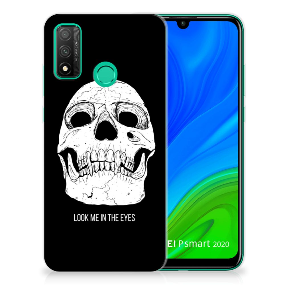 Silicone Back Case Huawei P Smart 2020 Skull Eyes B2C Telecom