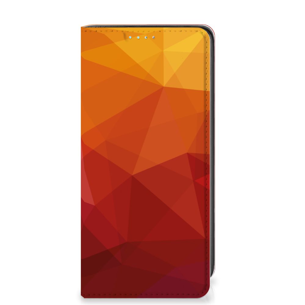 Stand Case voor Samsung Galaxy A41 Polygon Red - B2C Telecom