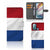 Motorola Moto G60 Bookstyle Case Nederlandse Vlag met pasjes en artistiek design van de Nederlandse vlag.