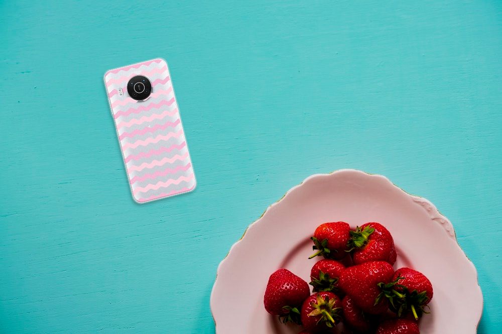 Nokia X10 | X20 TPU bumper Waves Roze B2C Telecom