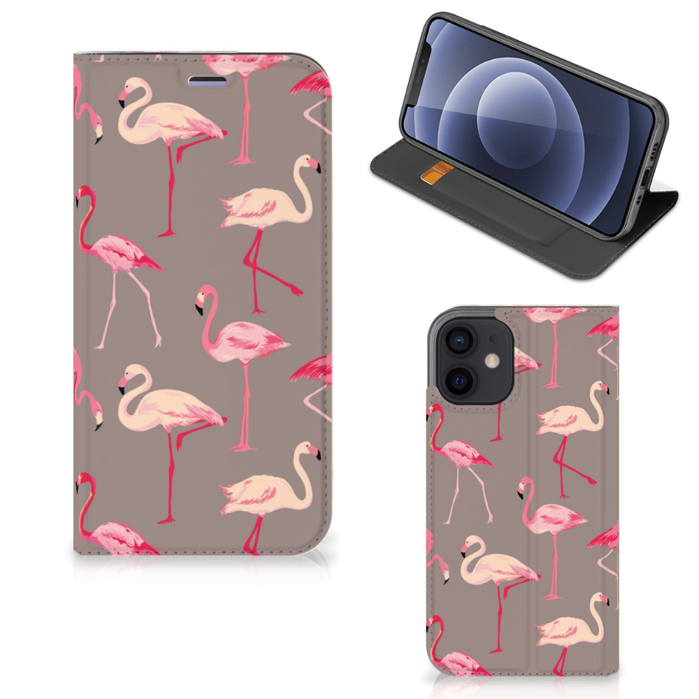 iPhone 12 Mini Hoesje maken Flamingo - B2C Telecom