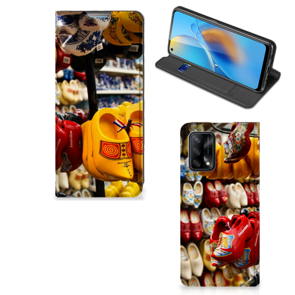 OPPO A74 4G Book Cover Klompen - B2C Telecom