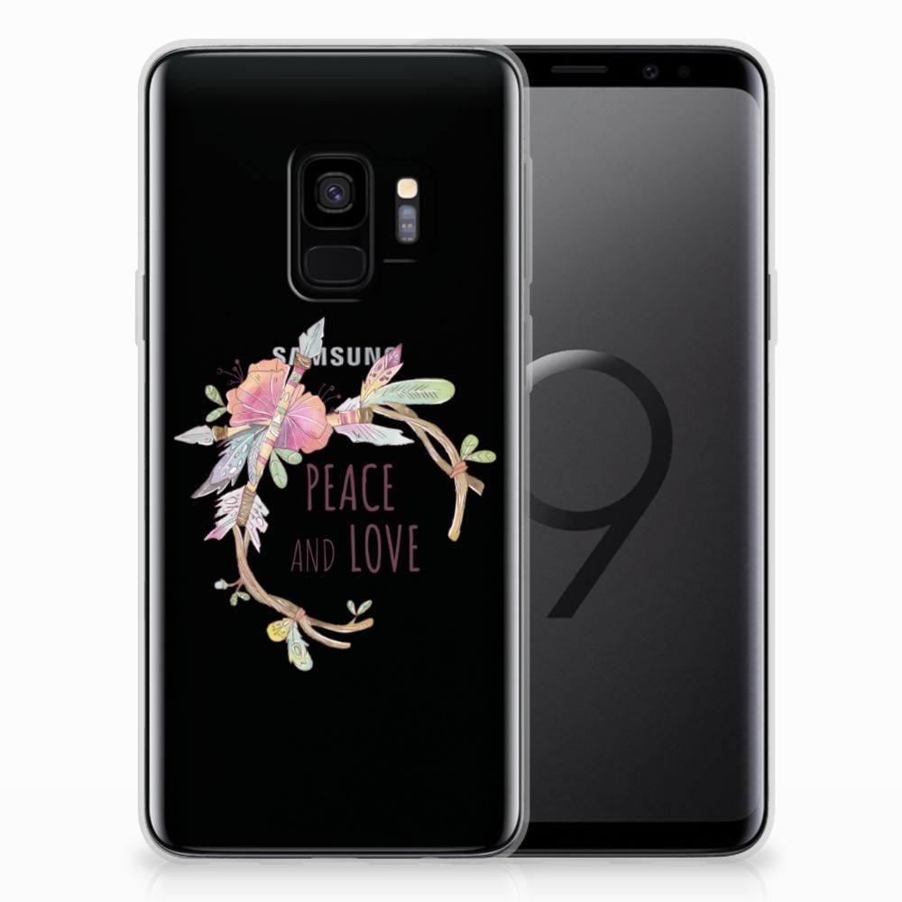 Samsung Galaxy S9 Telefoonhoesje met Naam Boho Text
