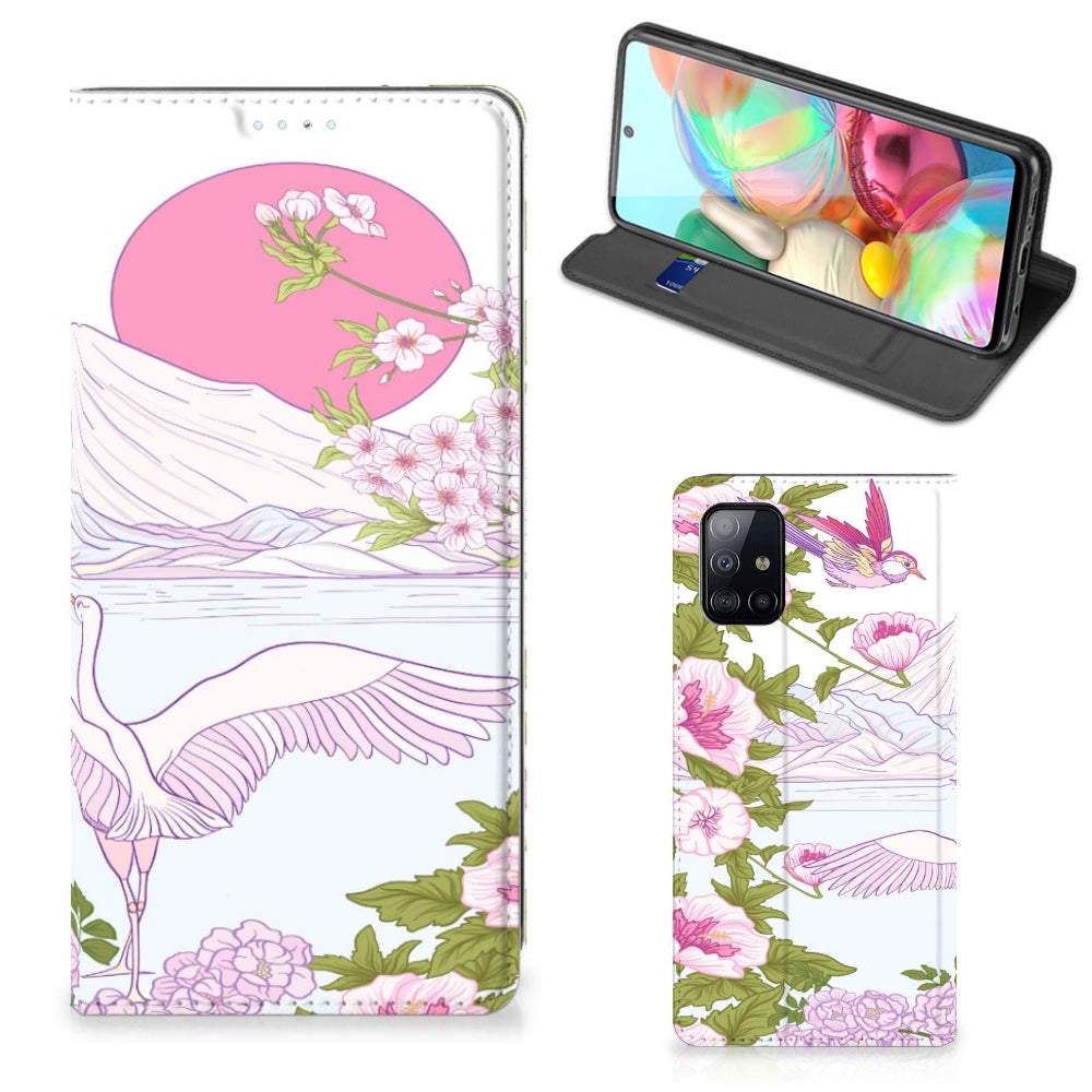 Samsung Galaxy A71 Hoesje maken Bird Standing