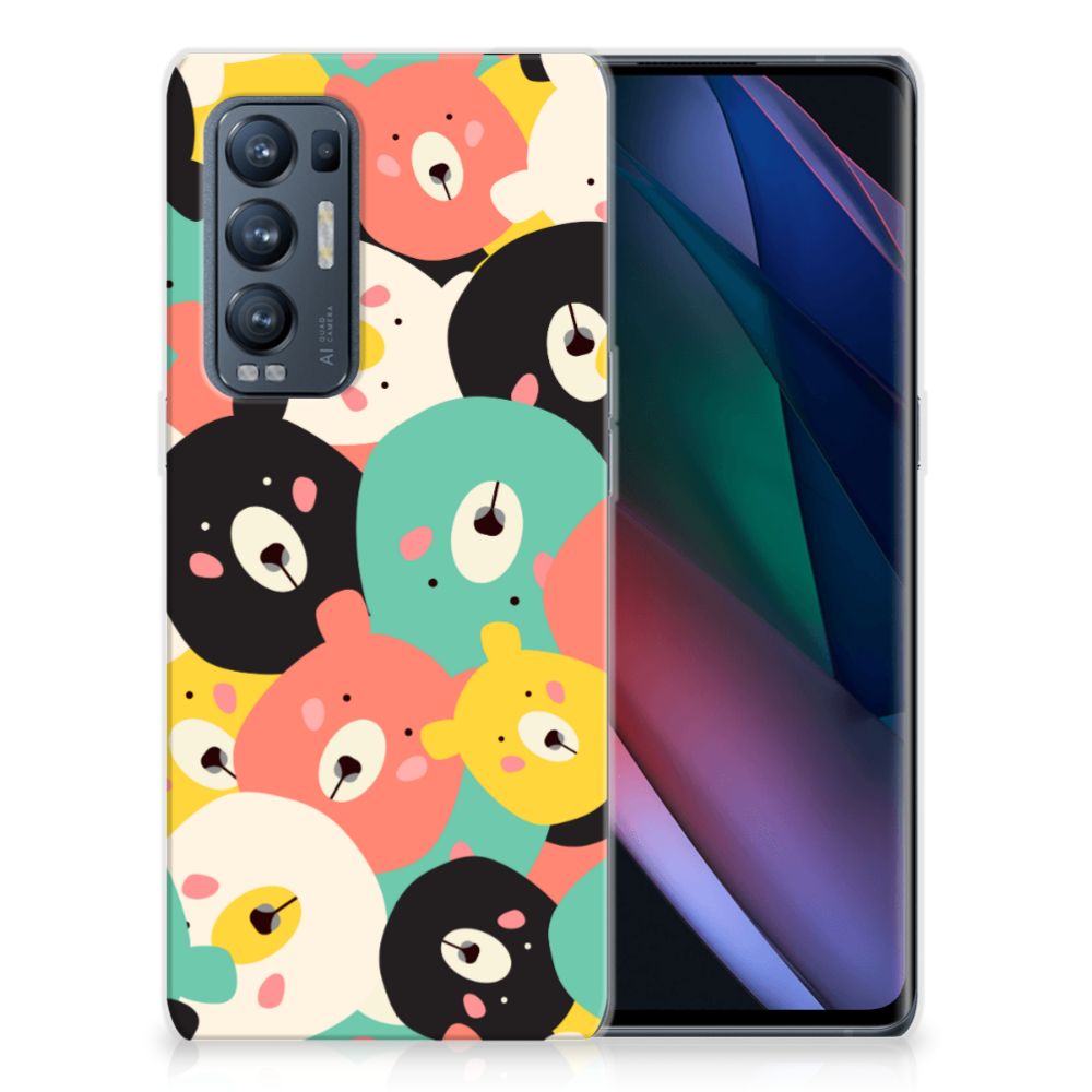 OPPO Find X3 Neo Telefoonhoesje met Naam Bears B2C Telecom