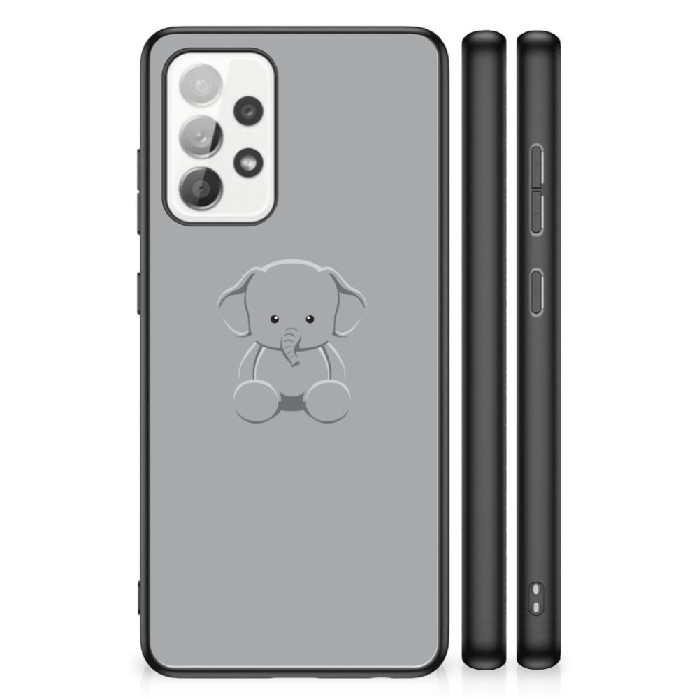 Samsung Galaxy A52 | A52s (5G/4G) Hoesje Grijs Baby Olifant B2C Telecom