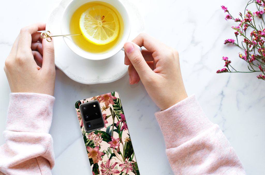 Samsung Galaxy S20 Ultra TPU Case Flowers