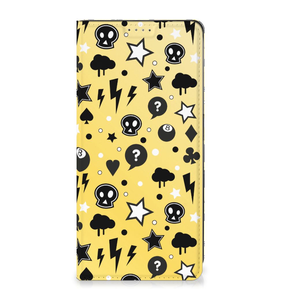 Mobiel BookCase Nothing Phone (2) Punk Geel