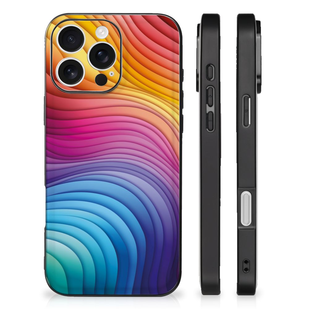 Backcover voor iPhone 16 Pro Regenboog