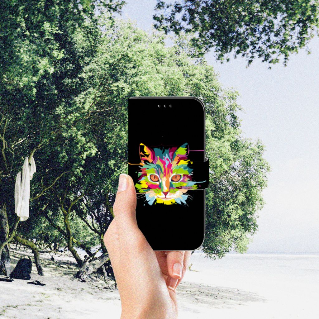 Apple iPhone 11 Pro Leuk Hoesje Cat Color