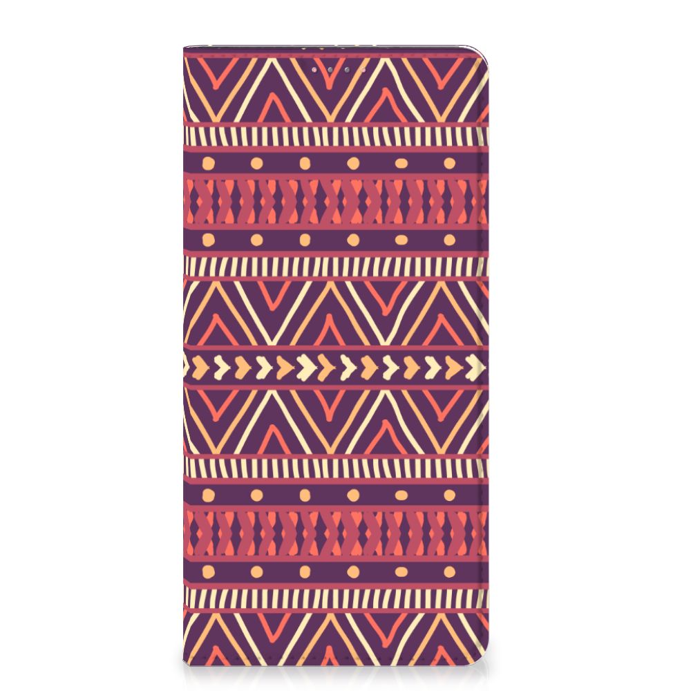 Samsung Galaxy A13 (4G) Hoesje met Magneet Aztec Paars - B2C Telecom