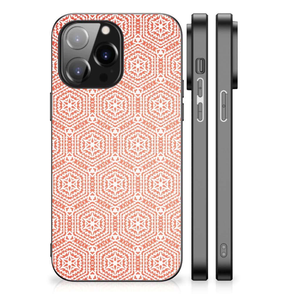 iPhone 14 Pro Max Back Case Pattern Orange B2C Telecom