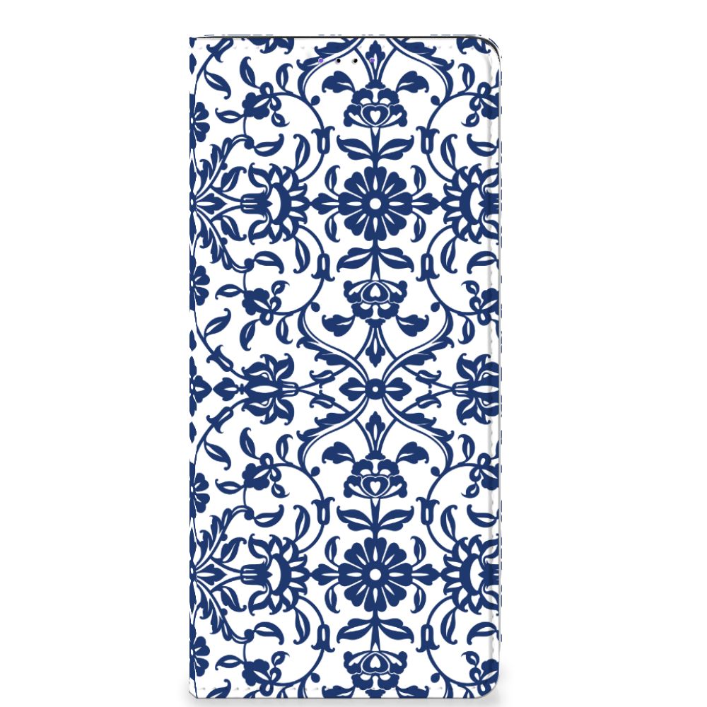 Samsung Galaxy A22 5G Smart Cover Flower Blue