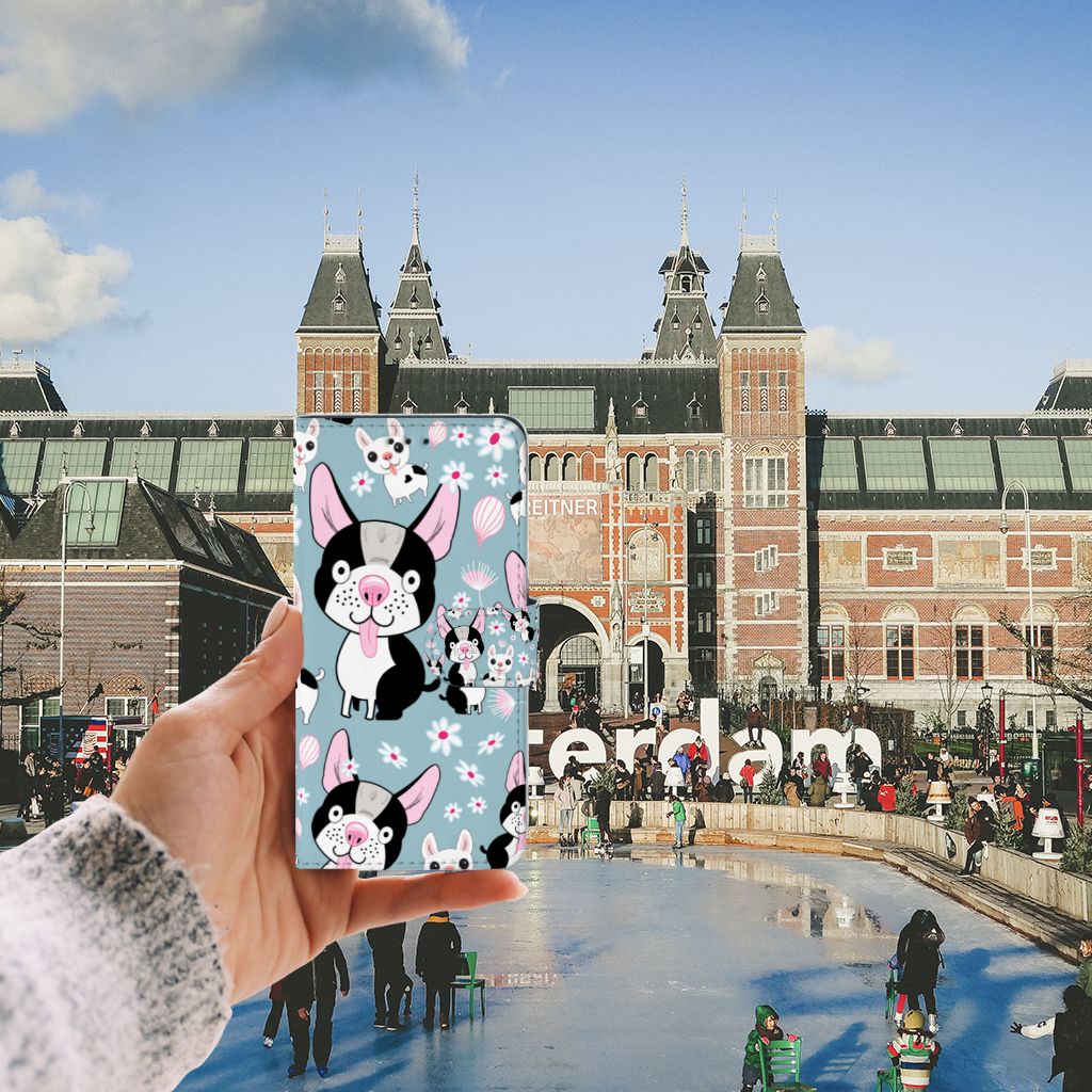 Huawei P10 Lite Telefoonhoesje met Pasjes Hondjes