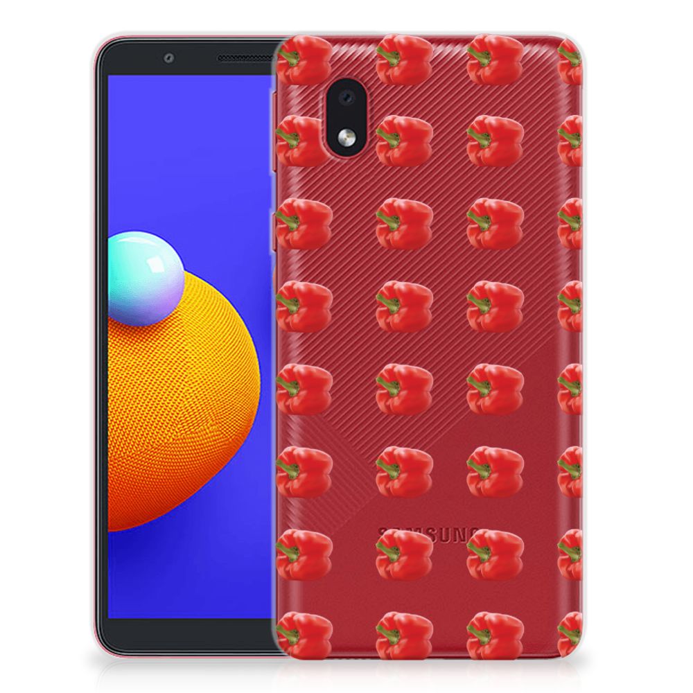 Samsung Galaxy A01 Core Siliconen Case Paprika Red