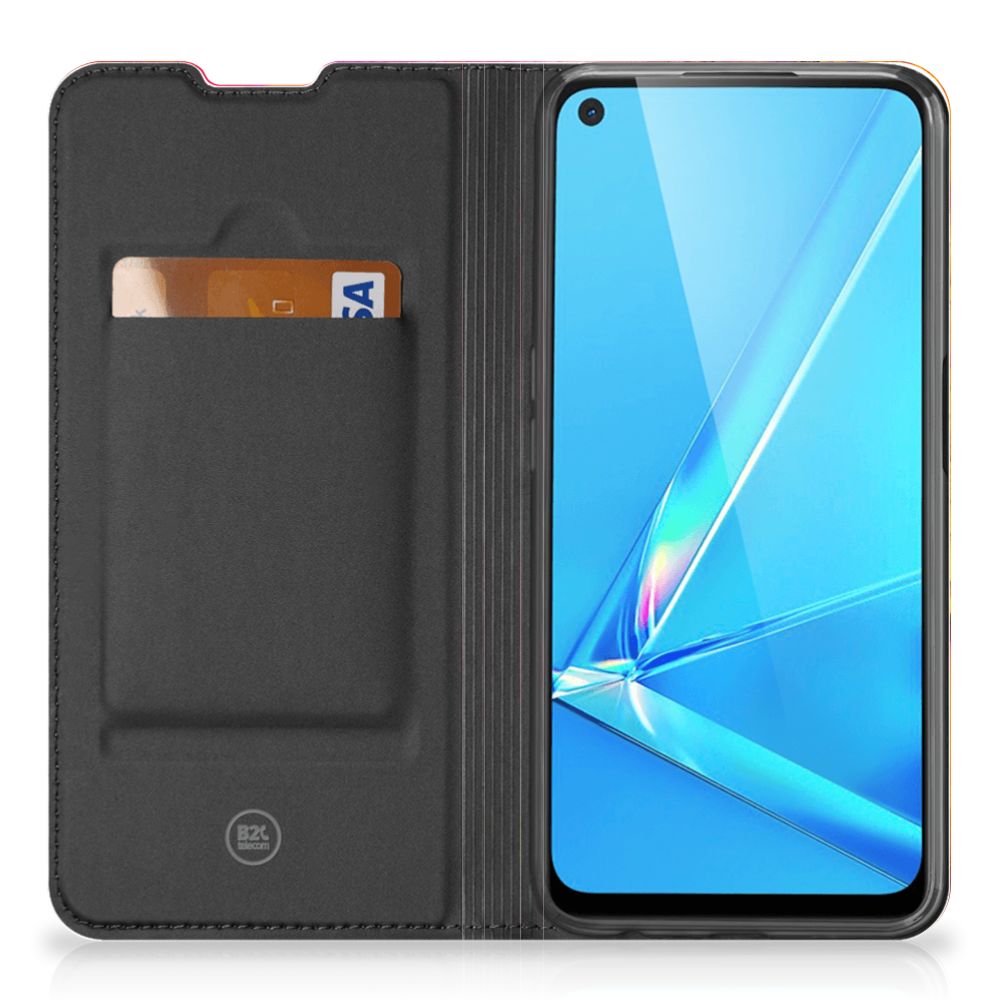 Bookcase OPPO A52 | A72 Tulips - B2C Telecom