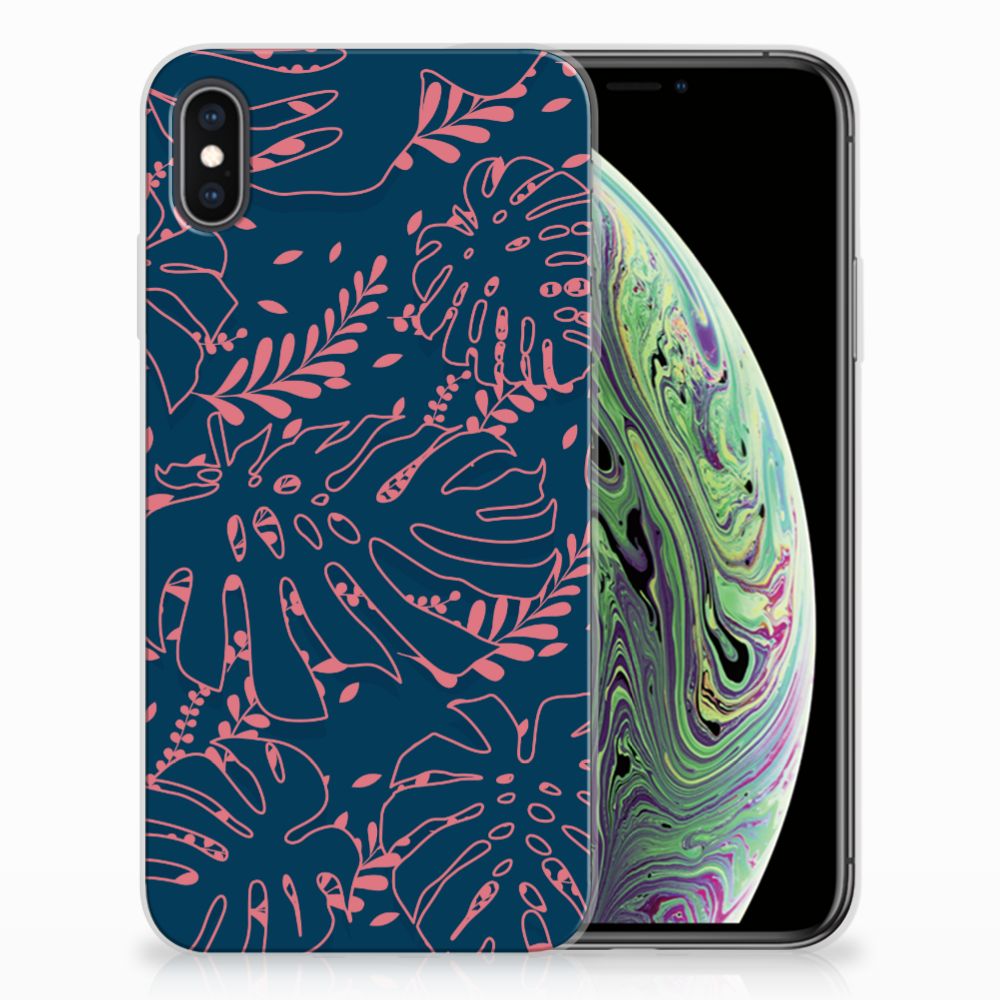 Apple iPhone Xs Max TPU Case Palm Leaves