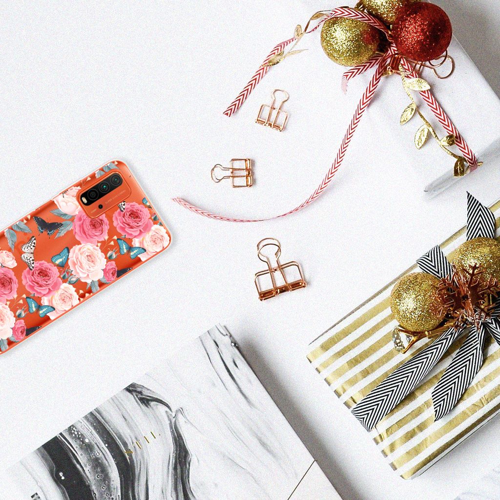 Xiaomi Poco M3 TPU Case Butterfly Roses B2C Telecom