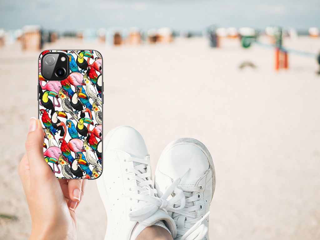 Apple iPhone 13 Dierenprint Telefoonhoesje Birds B2C Telecom
