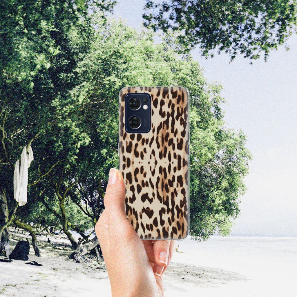 OPPO Reno 7 5G | Find X5 Lite TPU Hoesje Leopard B2C Telecom