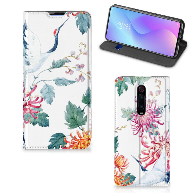 Xiaomi Redmi K20 Pro Hoesje maken Bird Flowers