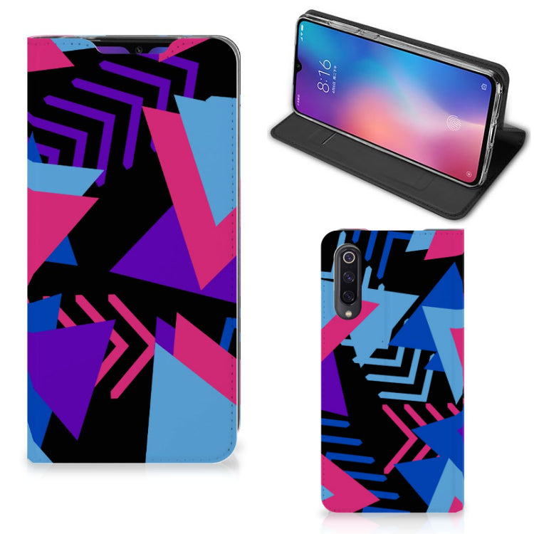 Xiaomi Mi 9 Stand Case Funky Triangle