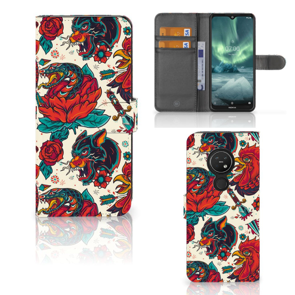 Telefoonhoesje met foto voor Nokia 7.2 | Nokia 6.2 Old Skool