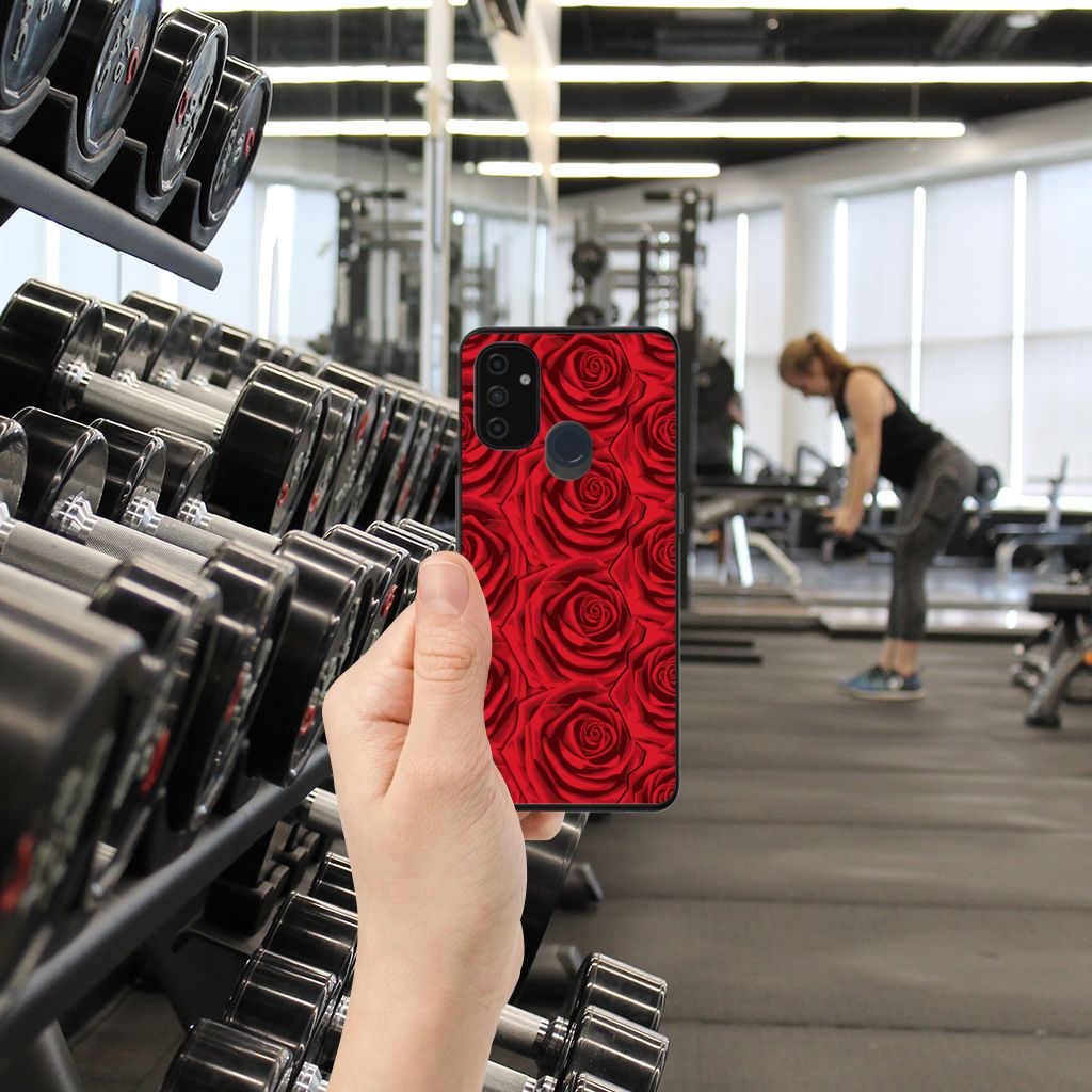 OnePlus Nord N100 Bloemen Hoesje Red Roses B2C Telecom