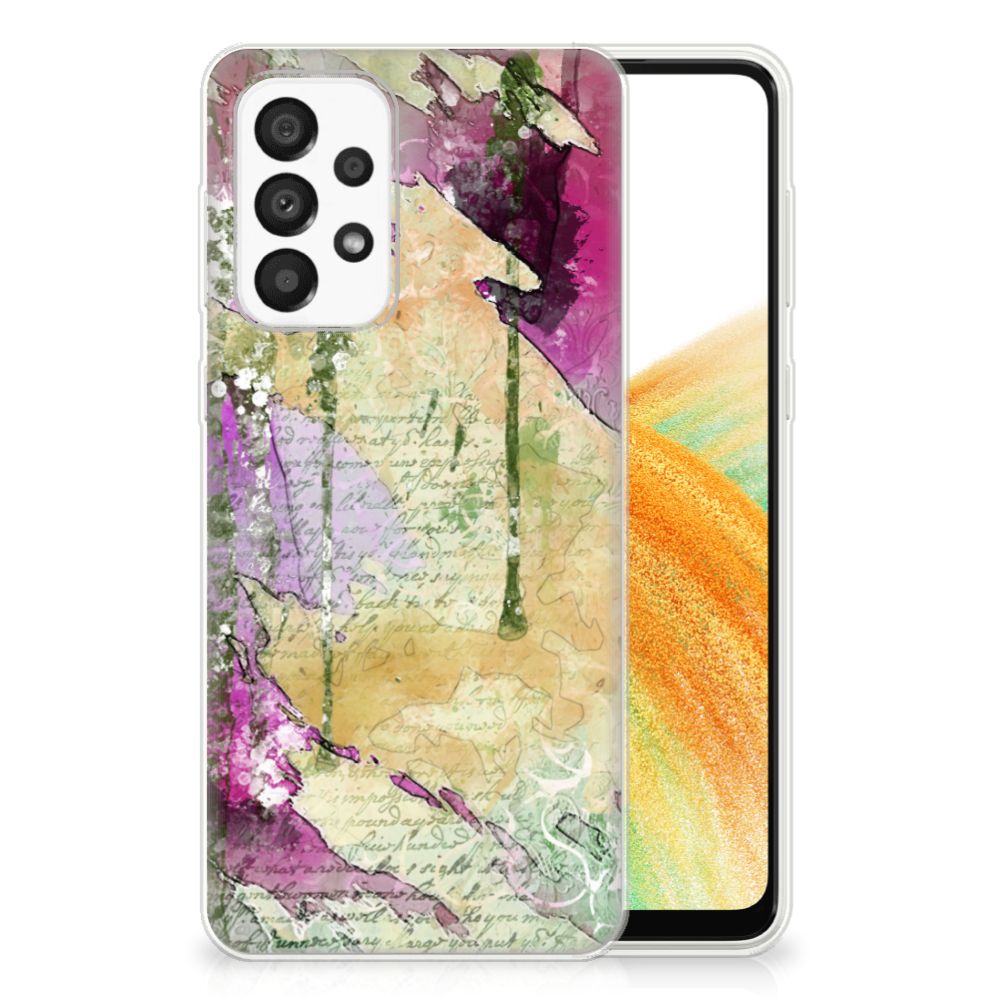 Hoesje maken Samsung Galaxy A33 5G Letter Painting B2C Telecom