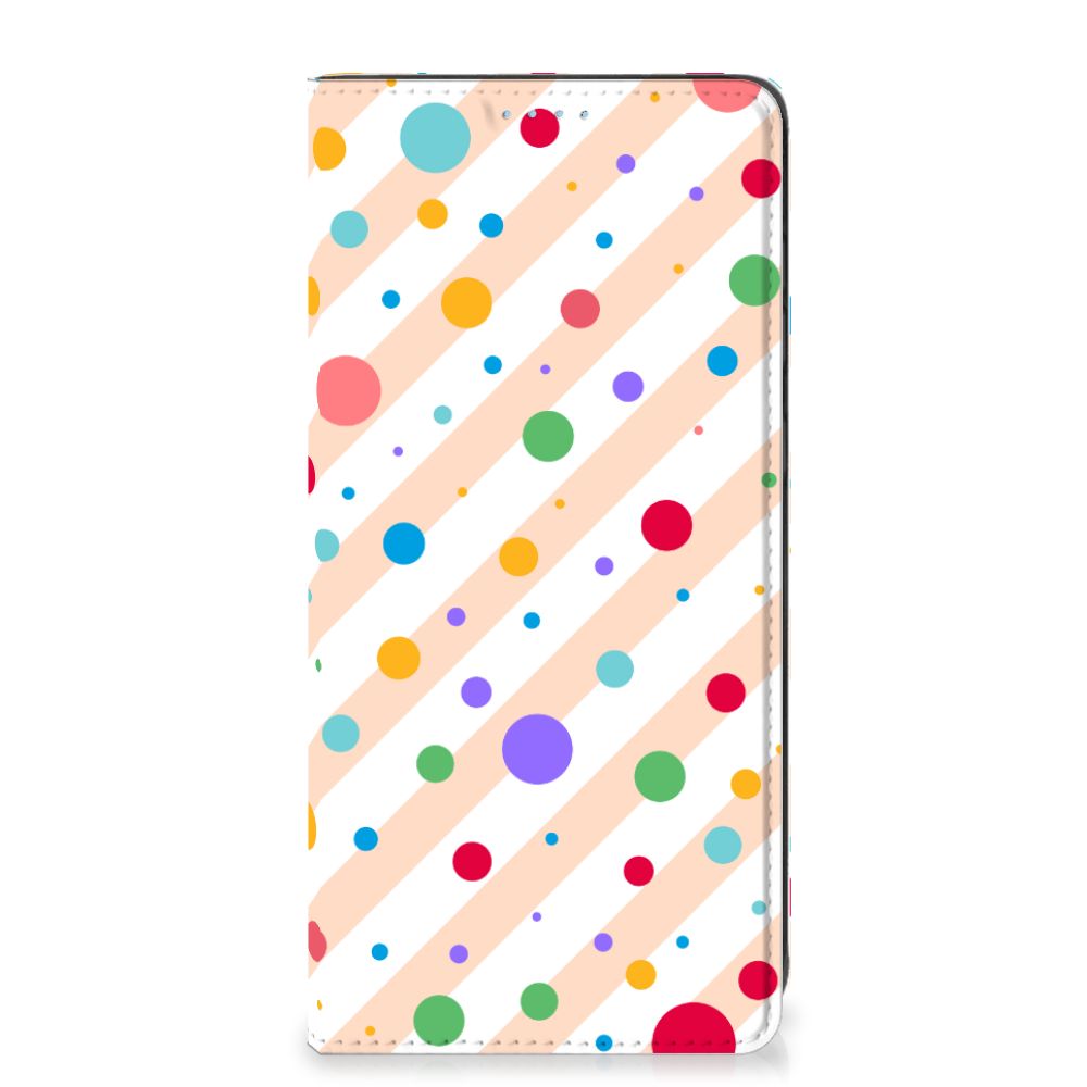 Samsung Galaxy A21s Hoesje met Magneet Dots