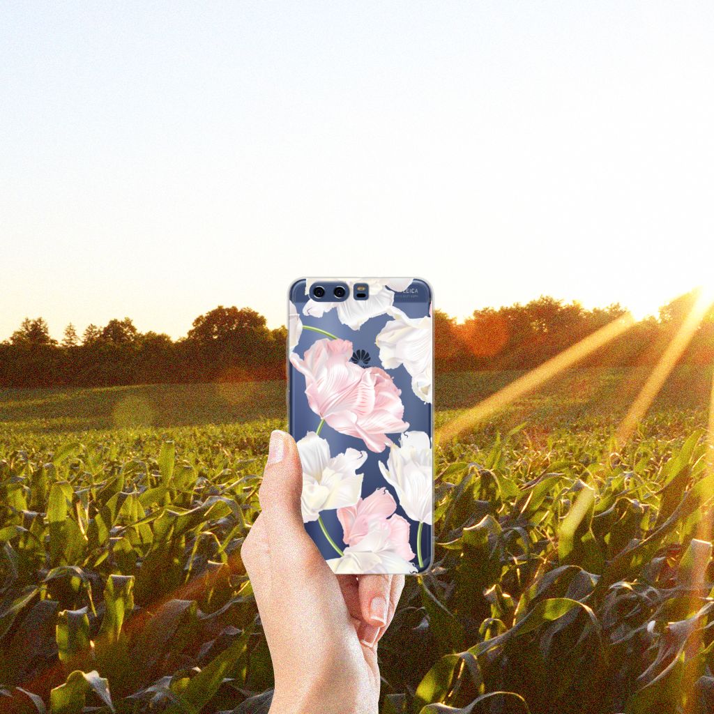 Huawei P10 Plus TPU Case Lovely Flowers