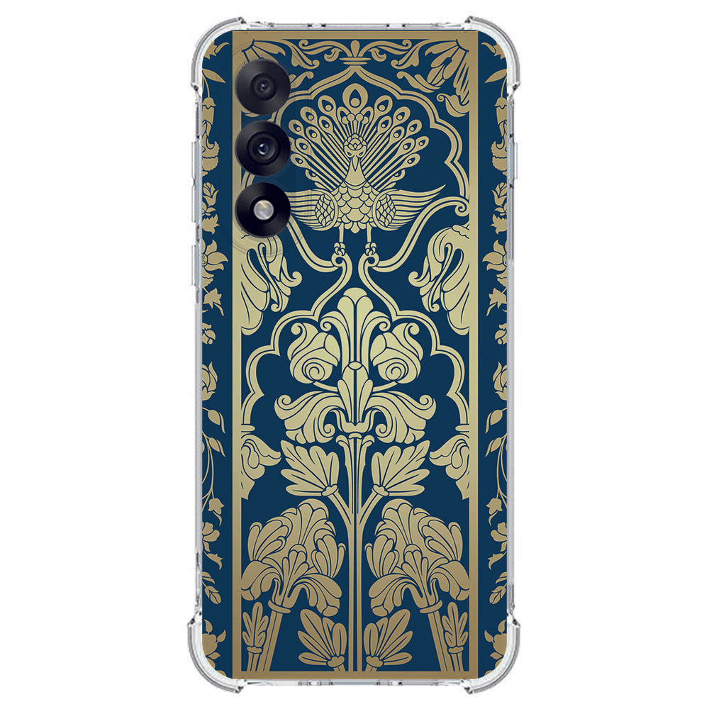 TPU Telefoonhoesje OnePlus Nord 5 - Beige Flowers schokabsorberende backcover
