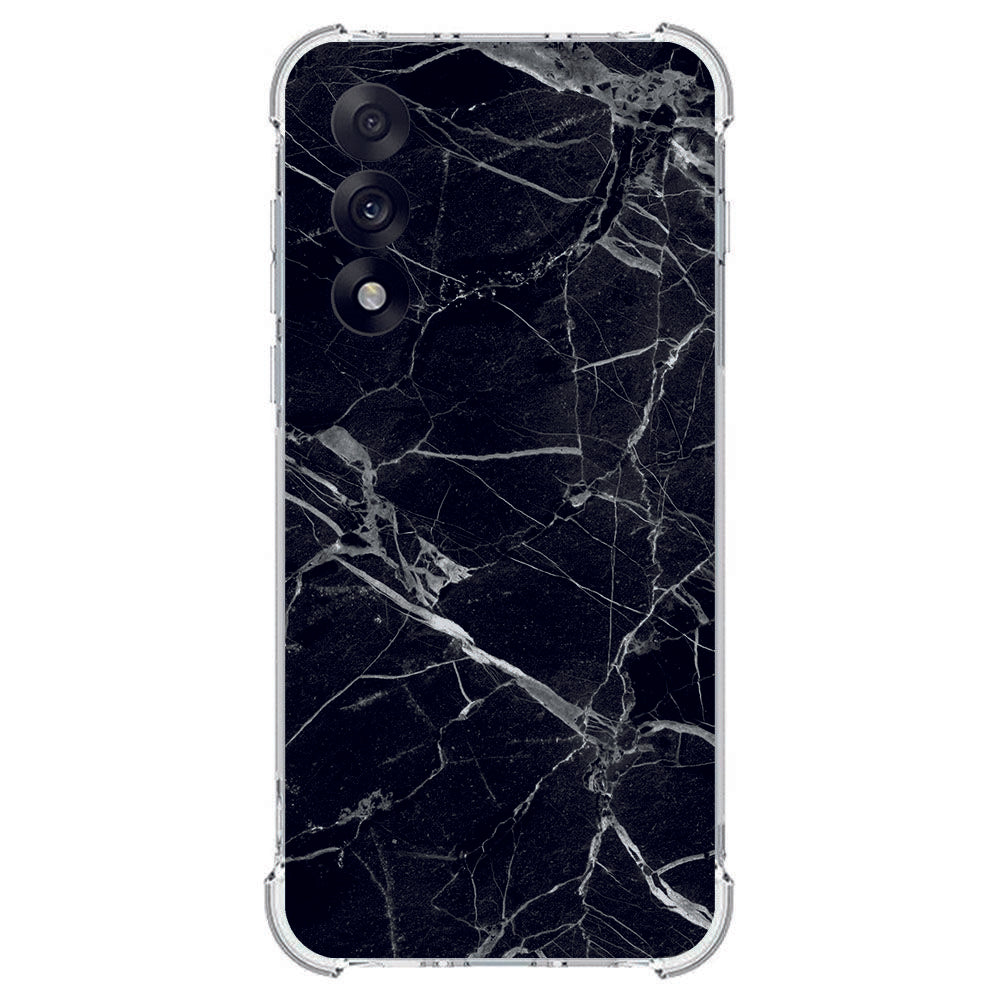 TPU Telefoonhoesje OnePlus Nord 5 - Marmer Zwart schokabsorberende backcover