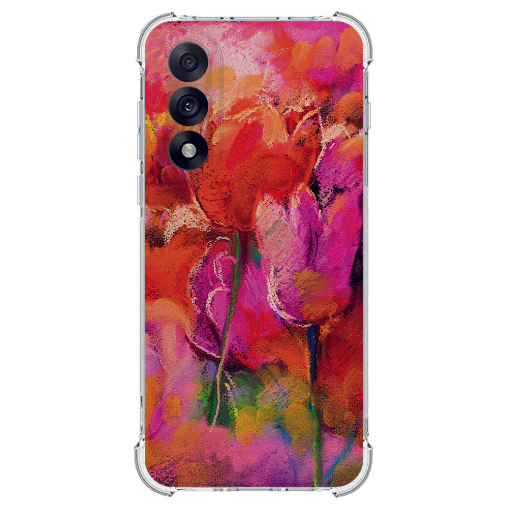 TPU Telefoonhoesje OnePlus Nord 5 - Tulips schokabsorberende backcover