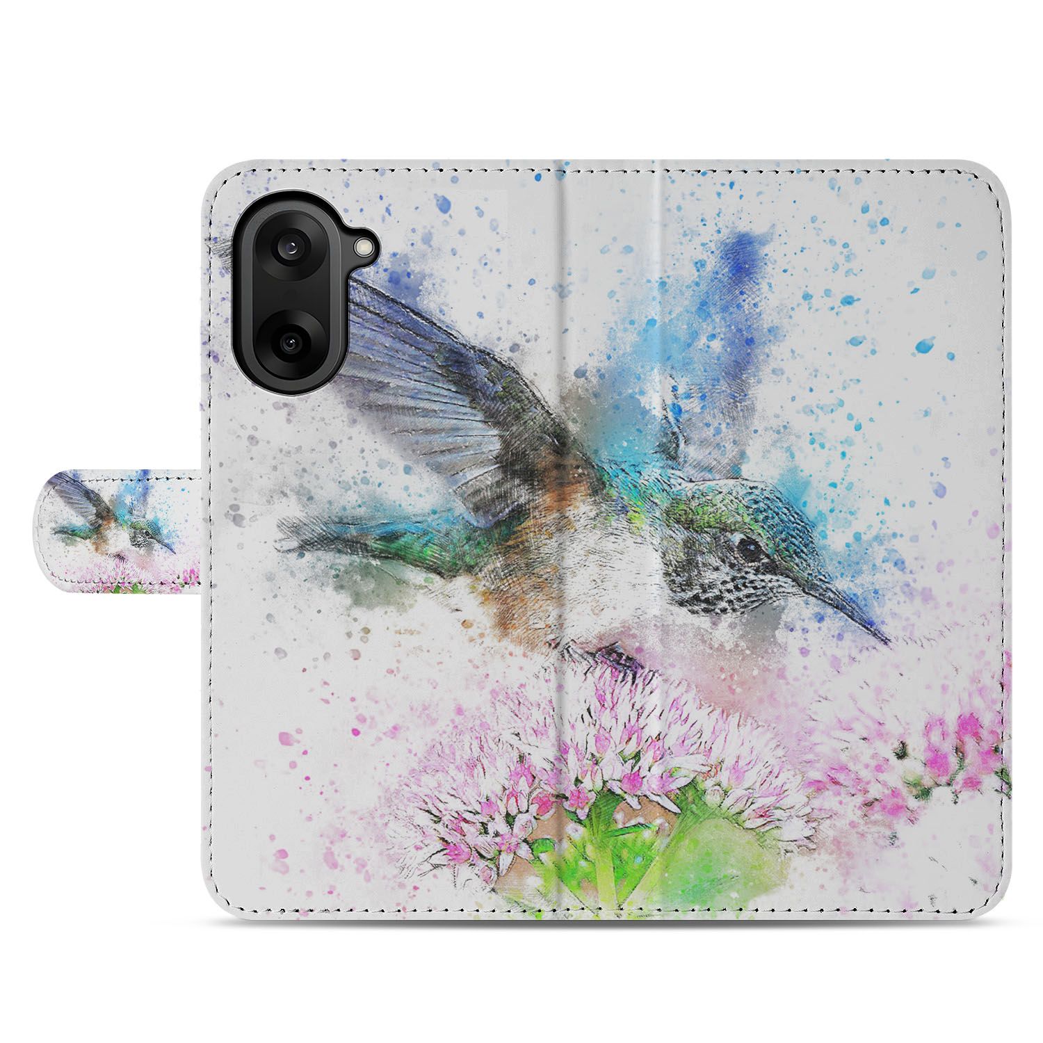 OnePlus Nord CE 5 Portemonnee Hoesje Vogel Print vooraanzicht