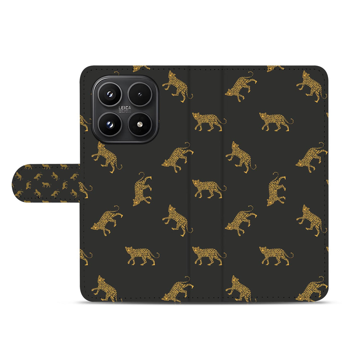 Xiaomi 17 Book Case Leopards