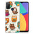 Alcatel 1S (2021) TPU Hoesje Vrolijke Uilen B2C Telecom