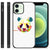 iPhone 12 Mini Bumper Hoesje Panda Color