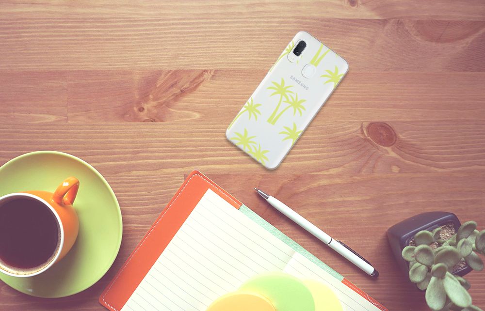 Samsung Galaxy A20e TPU Case Palmtrees