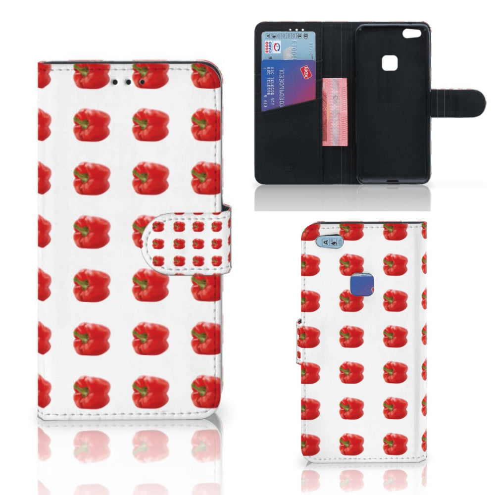 Huawei P10 Lite Book Cover Paprika Red
