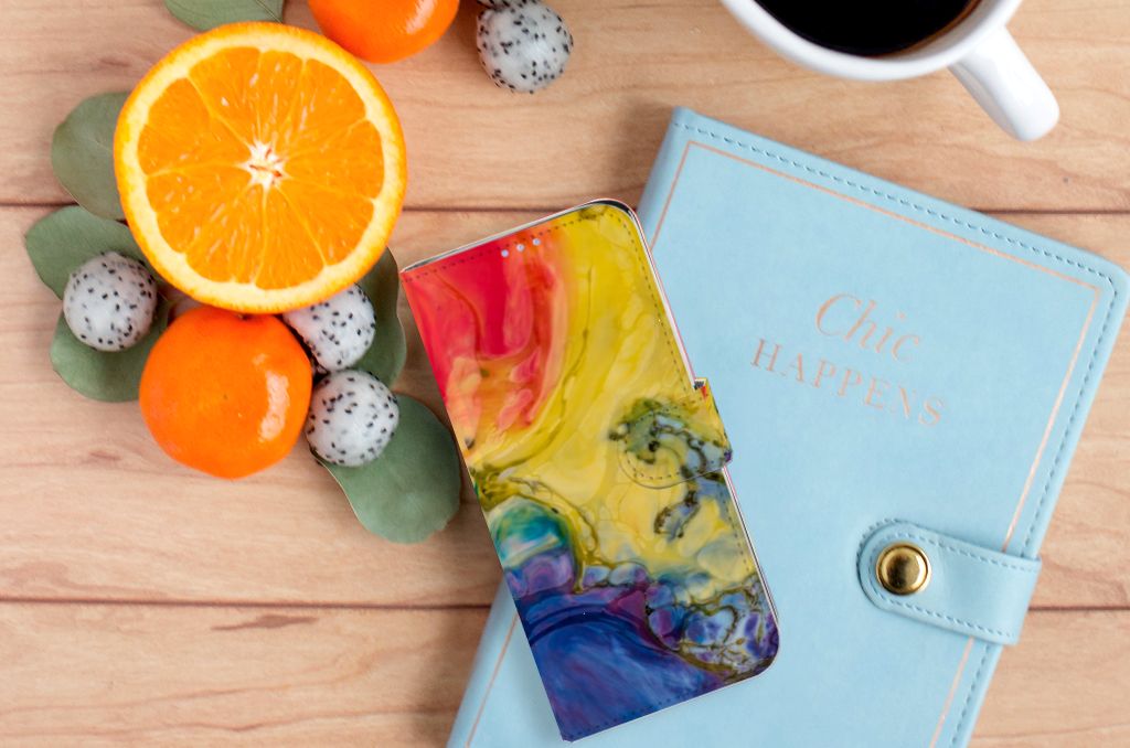 Hoesje Samsung Galaxy A51 Watercolor Dark