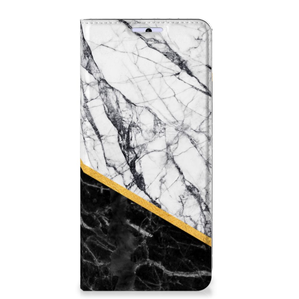 Xiaomi 11T | Xiaomi 11T Pro Standcase Marmer Wit Zwart - Origineel Cadeau Man - B2C Telecom